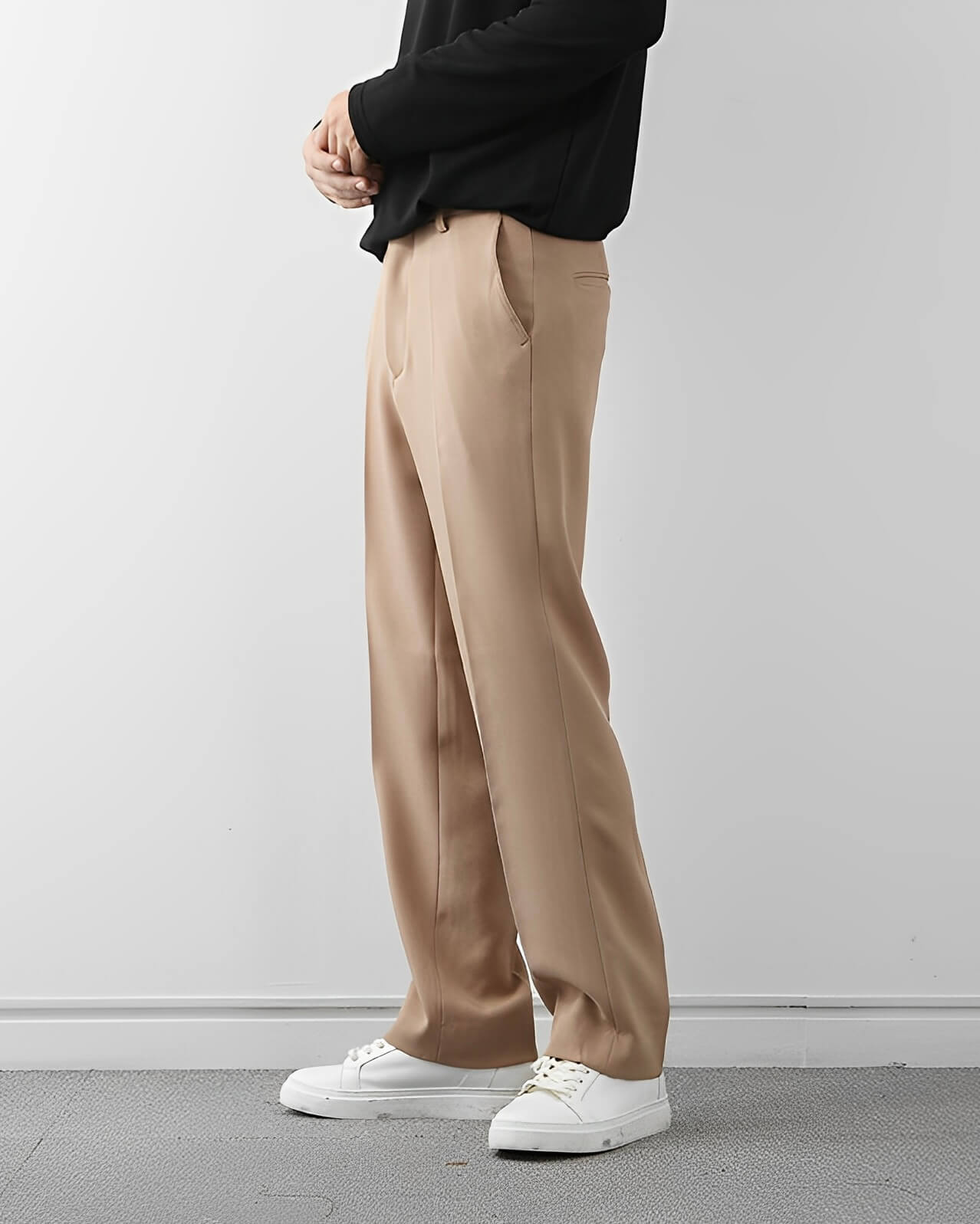 Straight wide pants