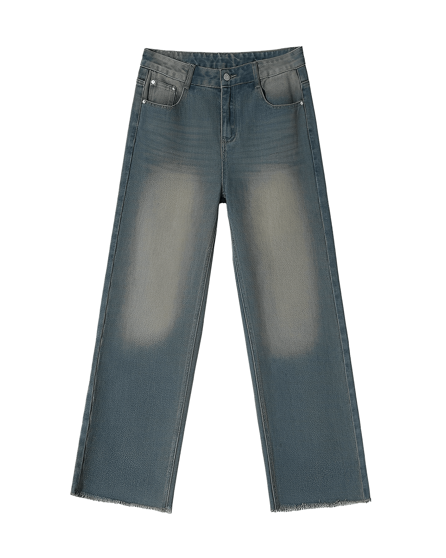 Retro Wide Denim Pants