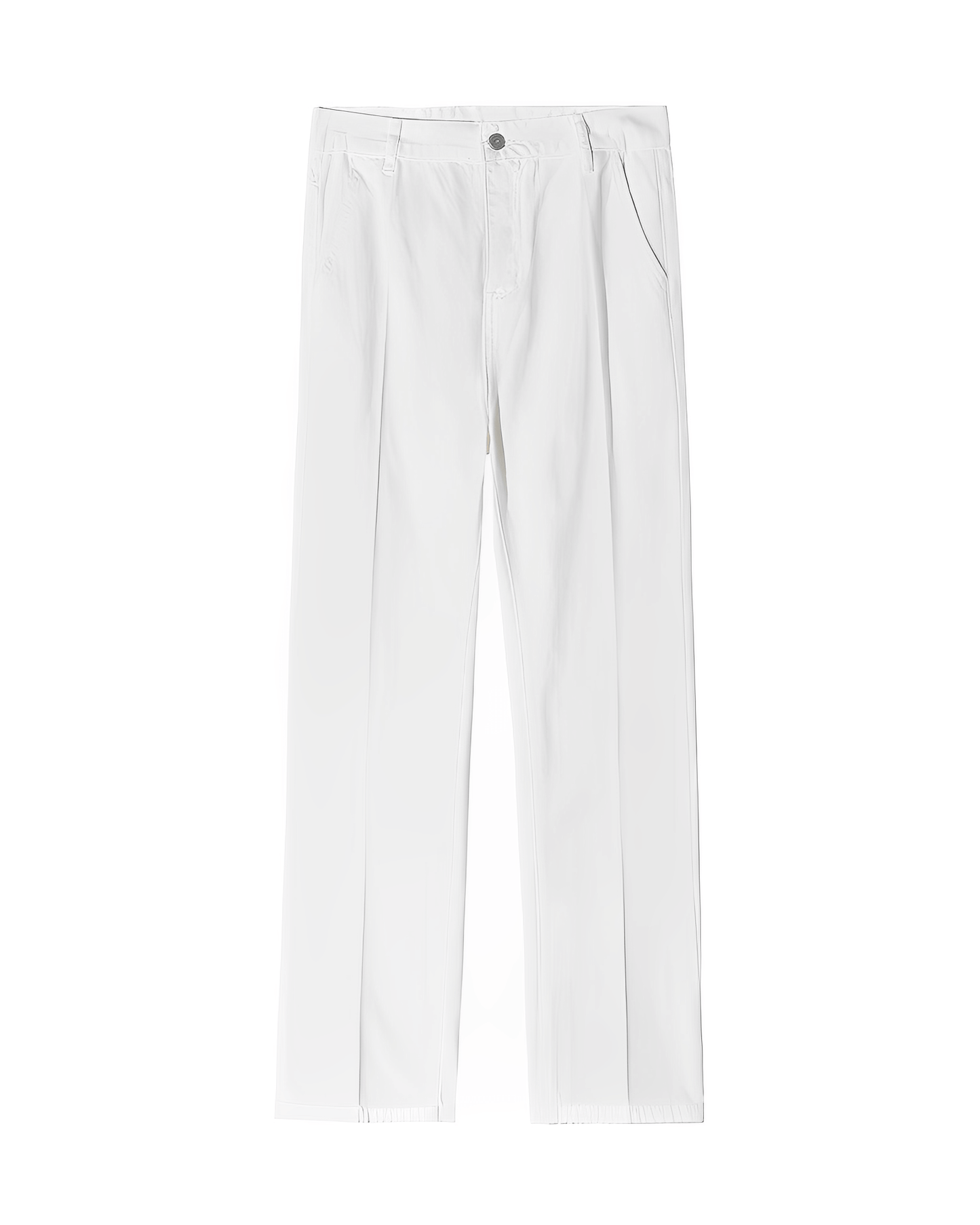 High waist straight pants