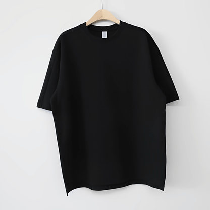 Round neck simple T -shirt