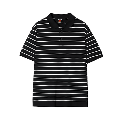 Border polo shirt