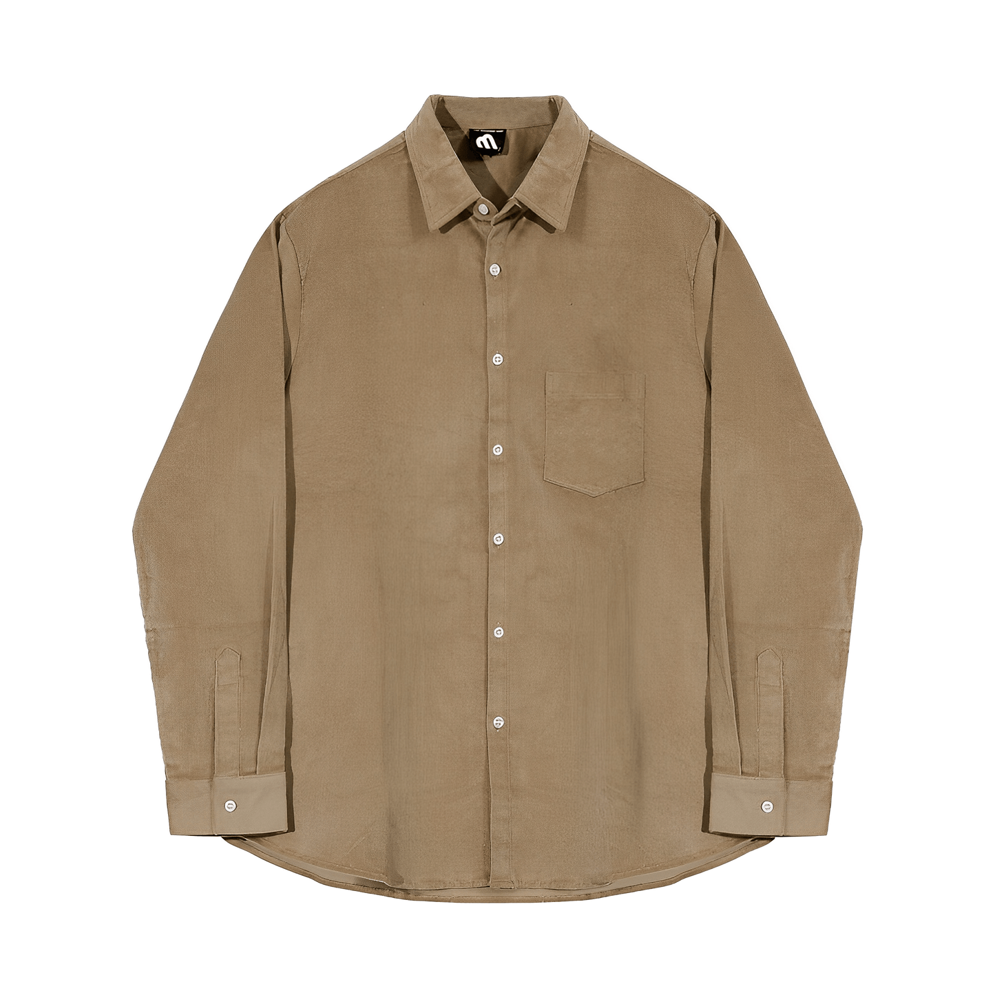 corduroy casual long-sleeved shirt